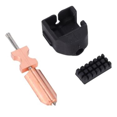 Imagem de Hyuduo Bico de Aço Endurecido de 0,4 Mm, Bico Hotend Destacável Rápido para Impressora 3D AD5X Com Mangas de Silicone e Escovas de Limpeza