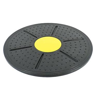 Imagem de IEUDNS Placa de Equilíbrio Antiderrapante Fitness Estabilidade Disco Casa Ginásio Rolamento de Carga, Amarelo