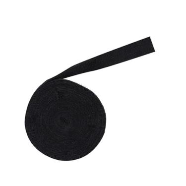 Imagem de Generic Raquete de Badminton Respirável Envolve Resistência Antiderrapante Bastão de Tênis Sweatband 10m Fibra de Poliéster Laranja (Preto)