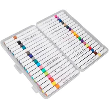 Imagem de Kit 60 Canetas Acrílicas Permanentes – Cores Vibrantes, Ponta Fina 0,5mm, Tinta à Prova d’Água – Para Arte, DIY, Personalização e Artesanato em Diversas Superfícies