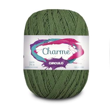Imagem de Fio Linha Charme 396m e 150g Ideal p/Crochê e Tricô Marca Círculo (5606 - VERDE ORÉGANO)