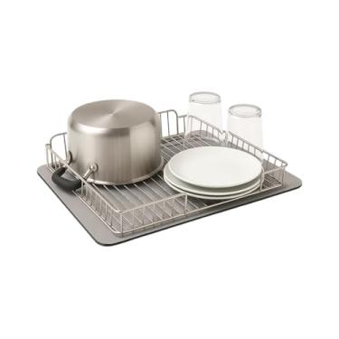 Imagem de Tapete Escorredor de Louça Absorvente Tamanho 40×50CM, com Base Antiderrapante e Secagem Rápida para Pia e Bancada — Qualidade Premium Loreal Shop