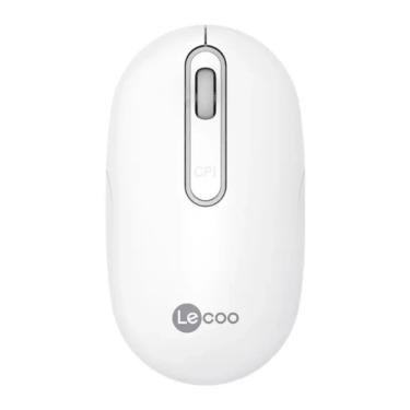 Imagem de Mouse Sem Fio Recarregável Lenovo Lecoo Ws207 Branco
