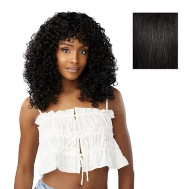 Imagem de Sensationnel Dashly Wig - Unit 27 Non Lace Cap Ready to Wear Synthetic (1B OFFBLACK)