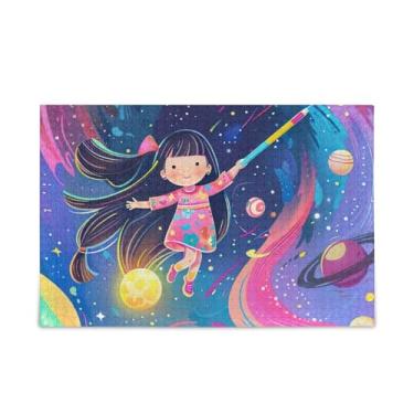 Imagem de Quebra-cabeça colorido de 500 peças, universo colorido, jogos de quebra-cabeça adulto composto de papel e madeira com bolsa de armazenamento