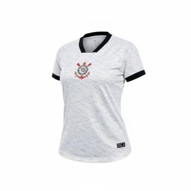 Imagem de Camiseta Corinthians Feminino Raglan Oficial