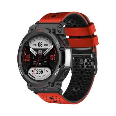 Imagem de Pulseira Esportiva De Silicone Respirável Para Huami Amazfit T-Rex 3 T