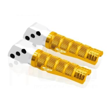 Imagem de Anti-derrapante Para CB1000R 2008-2018 2019 2020 CB650F 2014-2018 CB600 2005-2013 Pedaleira Do Passageiro Apoios Para Os Pés Traseiros Pedais(Ouro)