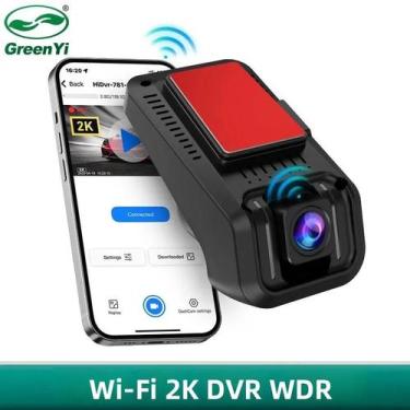 Imagem de Câmera DVR Para Carro 2K WiFi Full HD Com Visão Noturna, Monitoramento