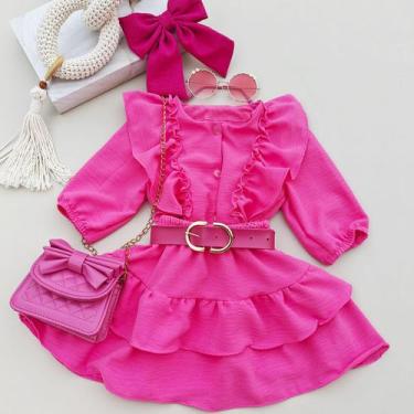 Imagem de Conjunto Maria Valentina Pink  04 ao 12, 12, Rose