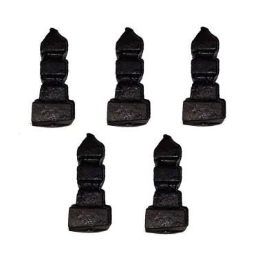 Imagem de Kit 5 Ponteiras Ponta de Lança Ferro N17 Grade Portão 09cm