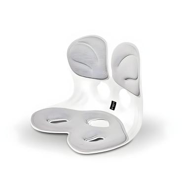 Imagem de Almofada De Apoio Lombar Cadeira Correção De Coluna G - Cinz