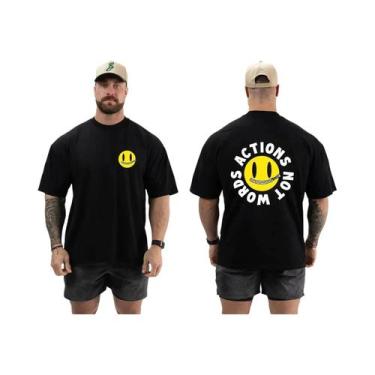 Imagem de Camiseta De Algodão Para Academia Masculina, T-Shirt Cbum Para Homens 