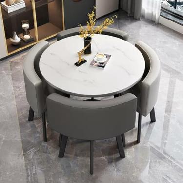 Imagem de Conjunto de mesa e cadeira de clube de recepção de escritório, mesa de negociação, mesas de sala de conferência, café, varanda, sala de estar, cozinha, mesa de jantar, para escritório em casa, sala de