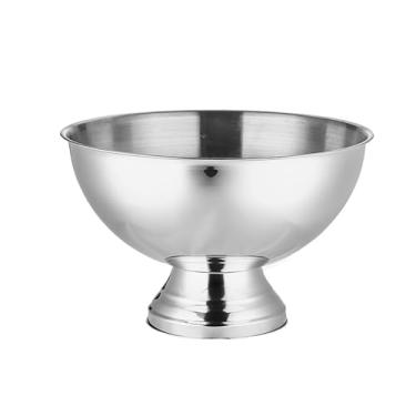 Imagem de VHDY85KA Baldes de gelo grande de aço inoxidável balde de gelo banheira de bebidas para vinho, champanhe ou garrafas de cerveja Bar Balde de gelo (prata)