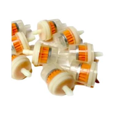 Imagem de Filtro De Óleo Para Motocicleta, 10 Peças, Filtros De Gasolina Inline 
