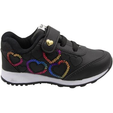 Imagem de Tênis Jogging Infantil Club Happy Corações Galaxy Menina