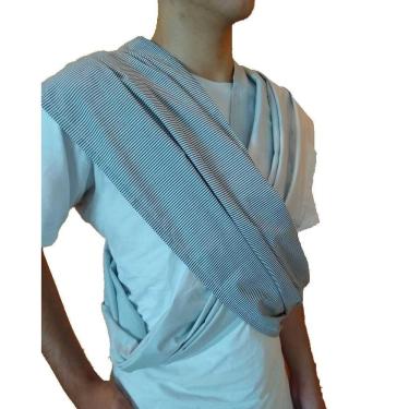 Imagem de Fastsling Canguru Piêpaô Fast Sling Listras + Cinza Claro