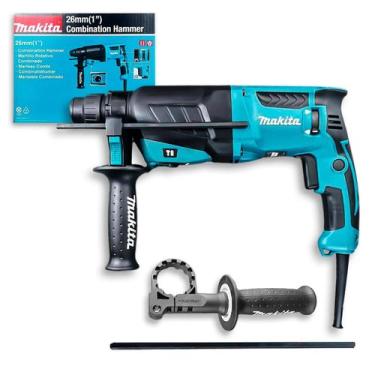 Imagem de Martelete Rotativo HR2630 Makita SDS Plus 26MM 800W 2,4J Profissional 