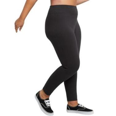 Imagem de Calça Legging Plus Size Academia Suplex Costura Reforçada Genero:Feminino;Cor:;Tamanho:G2 50-52-Feminino