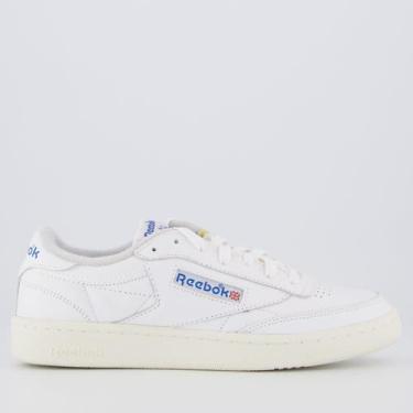 Imagem de Tênis Reebok Club C 85 Branco e Azul, 41