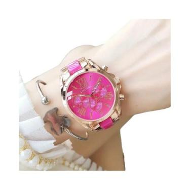 Imagem de Relógio Quartzo Feminino com Pulseira de Aço, Relógios Luxo para Mulhe