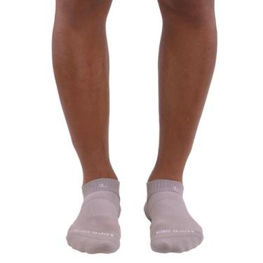 Imagem de Meia Masculina Esportiva Anatômica Lupo Sport, 37 a 40, Cinza claro