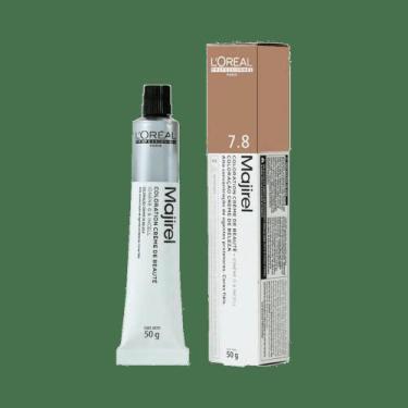 Imagem de Loreal Profissional Majirel 50G 7.8 Louro Marrom Natural Luminoso - Lo