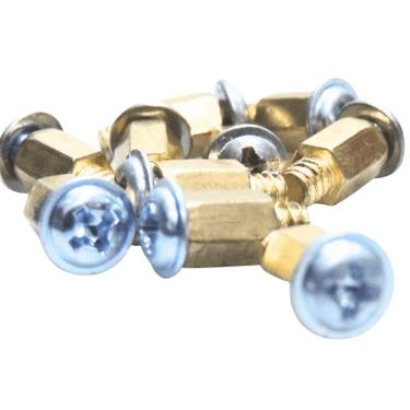 Imagem de Kit Parafusos e Espaçadores para Placa-Mãe 10 Unidades