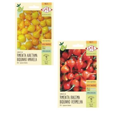 Imagem de Kit Sementes Pimentas Biquinho Isla