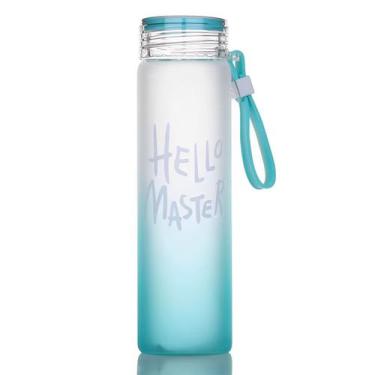 Imagem de Garrafa Água Academia Fitness Degrade 500ml Hello Master, Azul