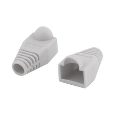 Imagem de Tampas De Conector RJ45 Multicoloridas Para Cabo Ethernet Cat5 Cat5e C
