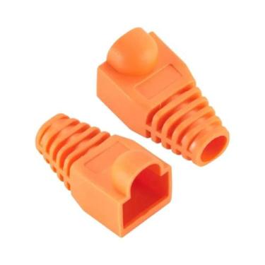 Imagem de Tampas De Conector RJ45 Multicoloridas Para Cabo Ethernet Cat5 Cat5e C