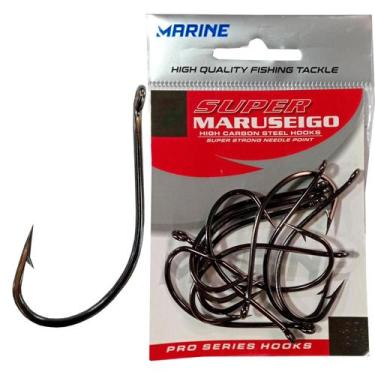 Imagem de Cartela de Anzol Super Maruseigo Blacknickel - Marine Sports, 10