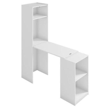 Imagem de Armário Multiuso Com Mesa Auxiliar Mult Max Branco Caemmun - CAEMMUN M