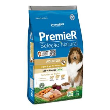 Imagem de Ração Premier Natural Para Cães Adultos Frango Korin - 12Kg