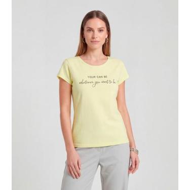 Imagem de Blusa Feminina Meia Malha Com Estampa Infinita Cor Verde, GG, Verde