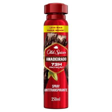 Imagem de Desodorante Old Spice Amadeirado Spray Antitranspirante 250ml, 1 unida