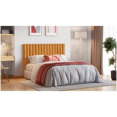 Imagem de Cabeceira Cama Box Madeirado Vitoria Casal/Queen Peroba - Europa, Pero