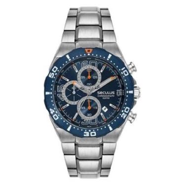 Imagem de Relógio Seculus Cronógrafo 77351GPSVOA2 44mm Aço Inox-Masculino