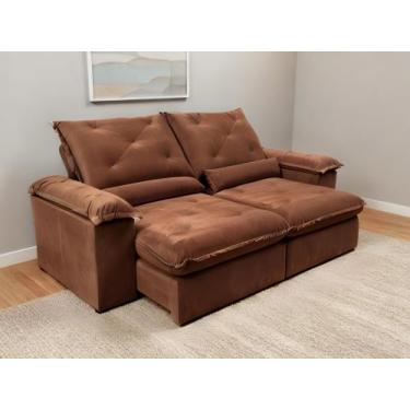Imagem de Sofa Xangai Retratil e Reclinavel 2,30 Metros Fernandes estofados Cor 