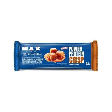 Imagem de Power Protein Crisp Bar (44g) - Sabor: Milk Caramel - Max Titanium