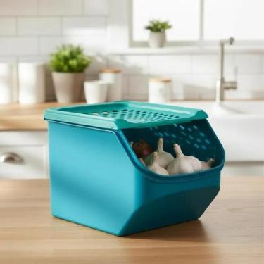 Imagem de Tupperware Modular para Cebola e Alho - Turmalina