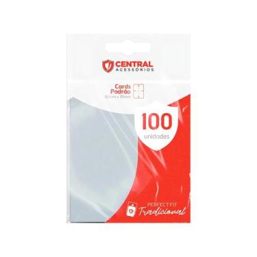 Imagem de Sleeves Transparents Central Perfect Fit 100 Para Cartas Pokémon Magic