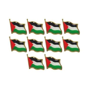 Imagem de Broches De Lapela Com Bandeira Da Palestina 5-80 Peças, Broche De Meta