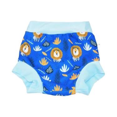 Imagem de Fralda De Natação Lavável De Cintura Alta Para Bebês Recém-Nascidos Ee