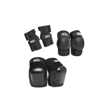Imagem de Kit de Proteção Niggli Pads g para Patins Skate Patinete e Bike Fitness com Joelheiras...