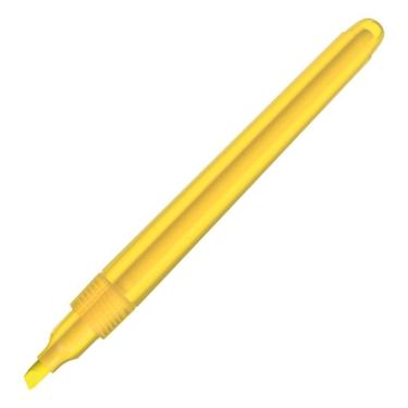 Imagem de Marca Texto Cis Neon Lumini Lite com Ponta Chanfrada e Tinta de Secagem Rápida Resistente a Borrões Amarelo