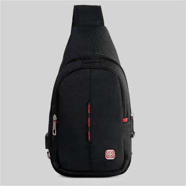 Imagem de Shoulder Bag Crosswave Executiva USB Bolsa Masculina Reforçada 3 Litros-Masculino