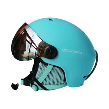 Imagem de Capacete de Esqui Masculino MOON - Alta Qualidade, com Óculos Integrad